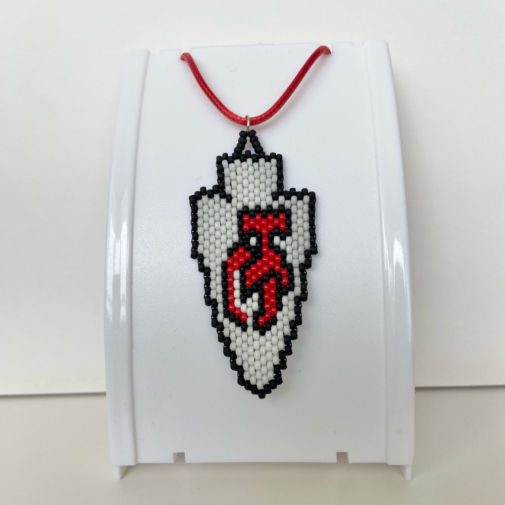 Handmade Kansas City Chiefs Arrowhead Necklace/keychain